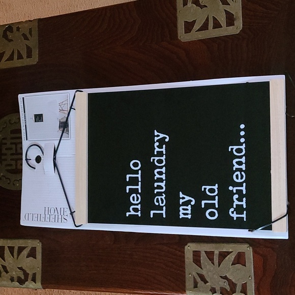 🧺 Metal & Wood Laundry Room Sign - Picture 1 of 5